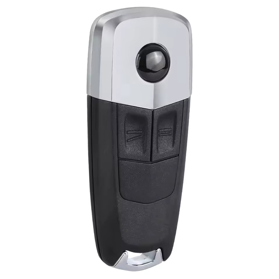KEYECU Remote Key Shell Case Ersatzgehäuse für Opel Astra GTC TT 2-Türer Roadster und Zafira, 2 Tasten, Schwarz, ohne Logo - Bild 3