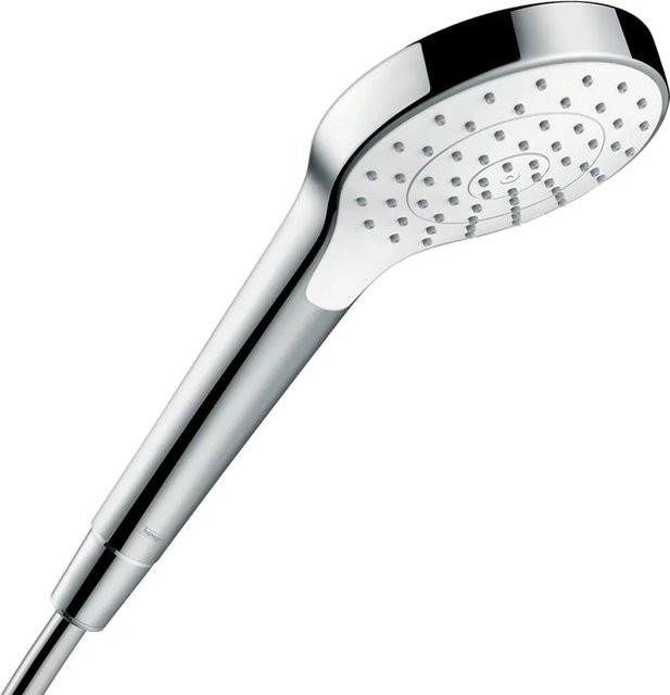 Hansgrohe Croma Select S Handbrause 1jet EcoSmart in Weiß/Chrom mit Anti-Kalk-Funktion und Wassersparfunktion - Bild 1