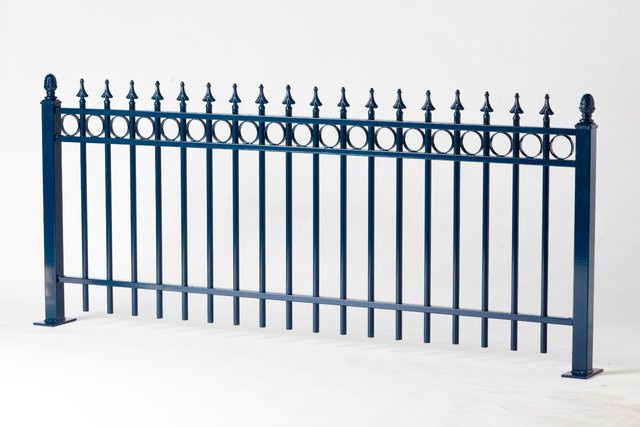 Schmuckzaun aus Schmiedeeisen für deinen Garten, Höhe: 190 cm, Breite: 80 cm - Bild 1