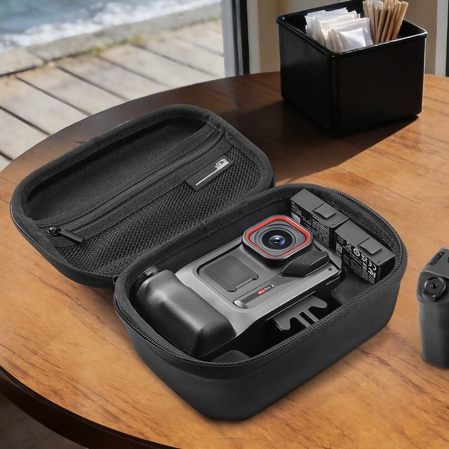 STARTRC Kamera-Tragetasche in Schwarz für Insta360 Ace Pro 2 und ACE Pro Xplore Grip Pro Bundle, Hartschalen-Reisetasche zur Aufbewahrung von Akku und Zubehör - Bild 1