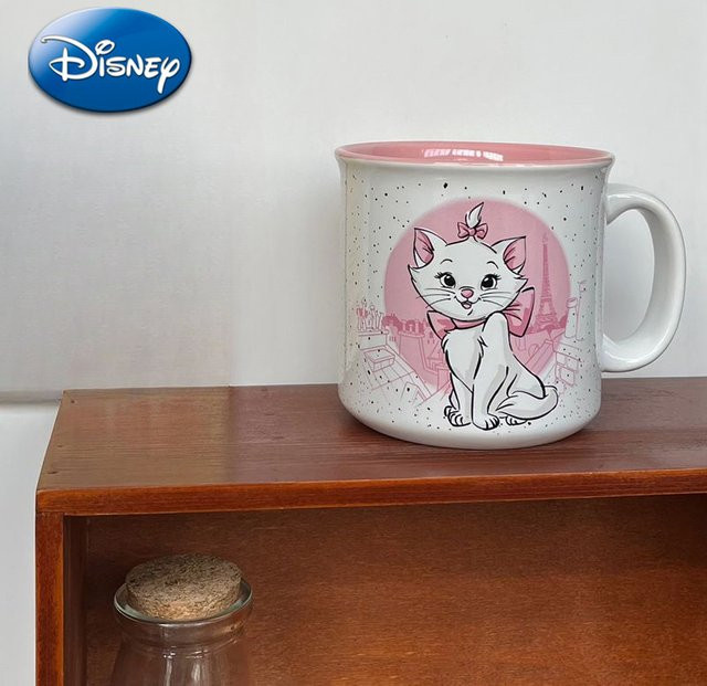 Disney Marie Katze Keramiktasse in Weiß für Kaffee, Tee oder Milch - Bild 1