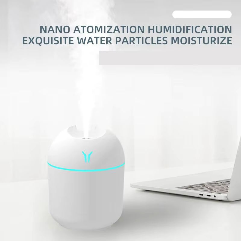 Intelligenter USB Luftbefeuchter und Aromatherapie-Gerät für den Schreibtisch in Weiß - Bild 5
