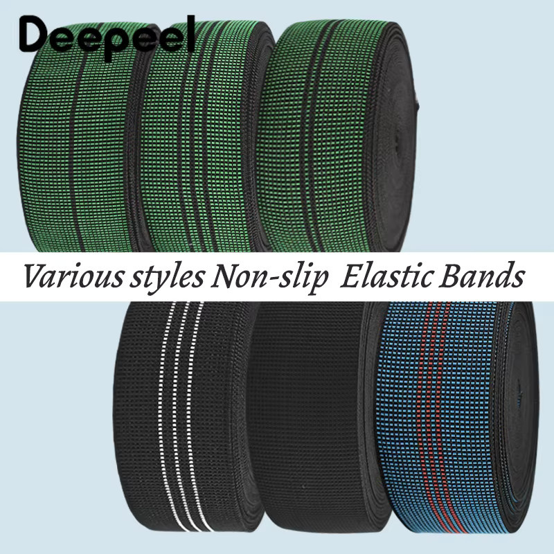 Deepeel Nylon-Elastikband für Kissen, Trampolin und Polstermöbel, Breite: 5 cm, in Grün oder Schwarz - Bild 3