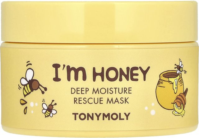 Tonymoly Ich bin Honey Deep Moisture Rescue Gesichtsmaske, 100 ml, Trockene Haut - Bild 1