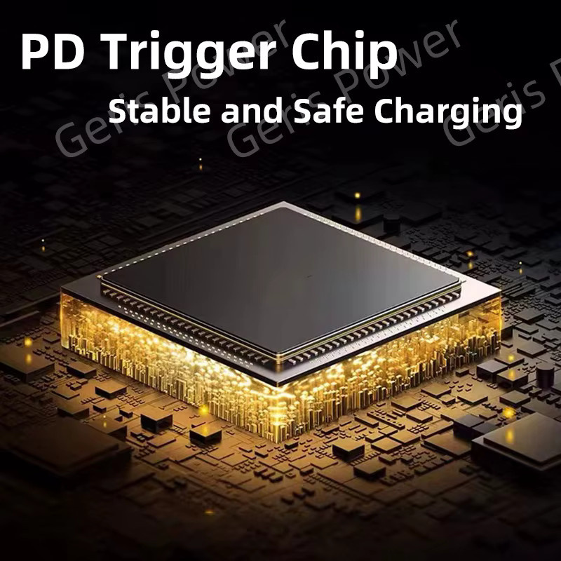 Geris Power USB Typ C auf DC 7,4 x 5,0 mm Netzteil-Konverter 65 W in Schwarz für HP, Dell, MacBook, Huawei, Lenovo, Xiaomi und Samsung - Bild 4