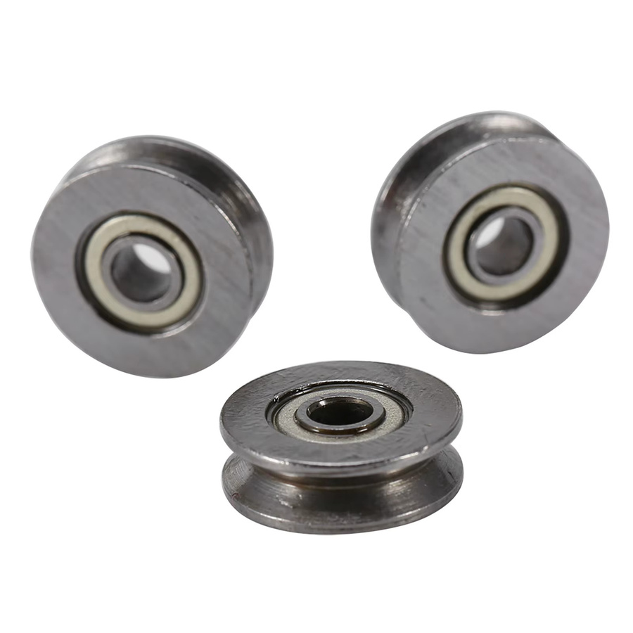 Aramox V623zz Kugellager in Silber für lineare Schienensysteme, Maße: 3 x 12 x 4 mm - Bild 2