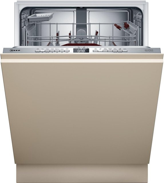 Neff S155EBX04D Vollintegrierter Geschirrspüler mit WiFi und App-Control, Beige, Breite: 60 cm - Bild 1