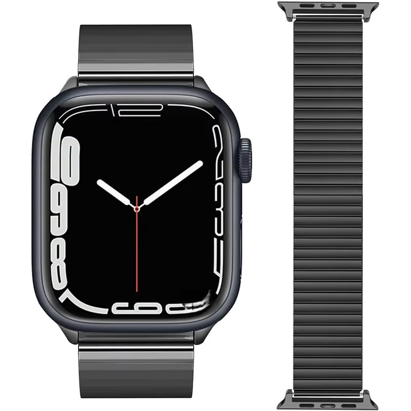 JBAILI Uhrenarmband Edelstahl, Silber, Unisex - Bild 5