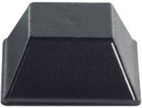 PB Fastener Gerätefuß BS-03-BK-R-10 selbstklebend quadratisch Schwarz B: 12,7 mm, H: 5,8 mm, 10 Stück - Bild 1