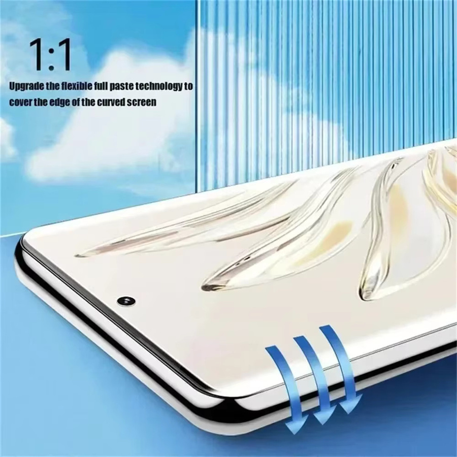 HD Hydrogel Displayschutzfolie für Honor Magic 7 6 5 Lite Pro X9B X9A X8A X7A und Honor 90 100 80 Pro, transparent - Bild 5