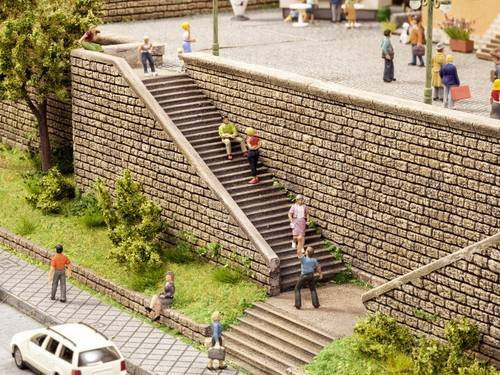 NOCH Treppen-Set Hartschaum-Fertigmodell für H0 Modellbau - Bild 1