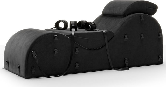 Liberator Black Label Esse Liebesmöbel in Schwarz inklusive Fesseln und Augenmaske B/T/H: 61 x 61 x 19 cm - Bild 1