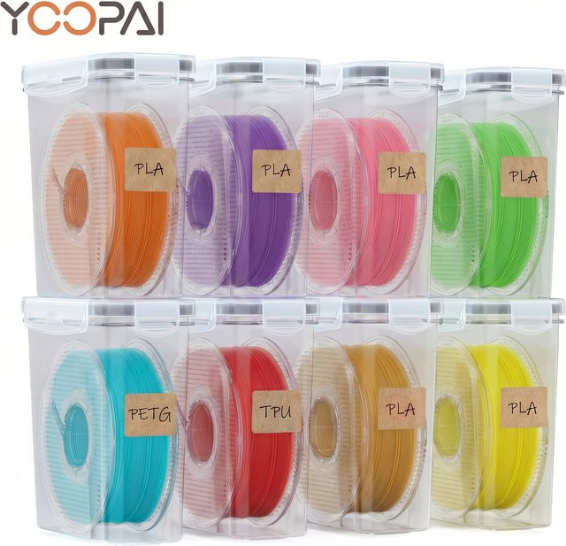 YOOPAI 3D-Filament-Box transparente Aufbewahrungsbox zum Schutz vor Feuchtigkeit und Staub - Bild 1