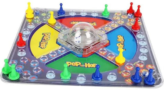 Binchi Outdoor Product Ludo, Klassisches Brettspiel, Grau - Bild 1
