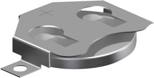 Keystone Electronics 3002 Knopfzellenhalter für CR2016, CR2020, CR2025, Horizontal, Oberflächenmontage SMD, Silber - Bild 1