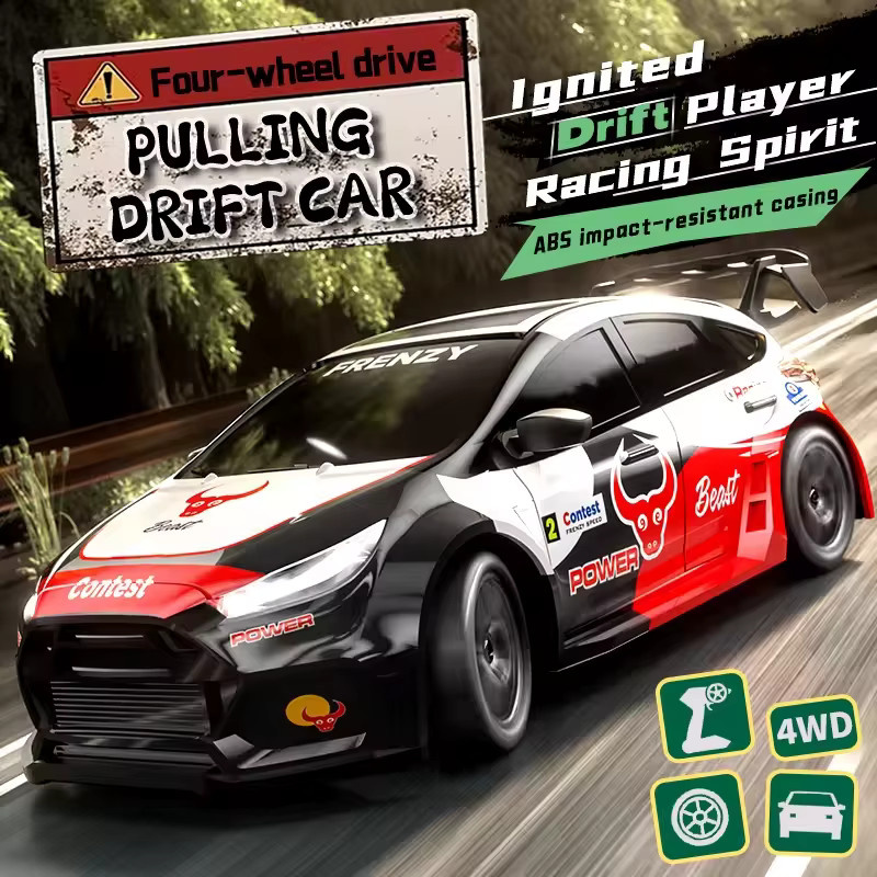 CONUSEA Rallye-Drift-Auto, ferngesteuertes Elektrofahrzeug-Modell, 1:24, 4WD - Bild 2