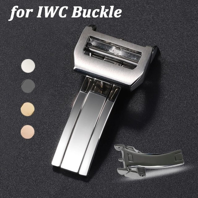 IWC Uhrenarmband-Schnalle Edelstahl, Faltschließe, 18 mm - Bild 1