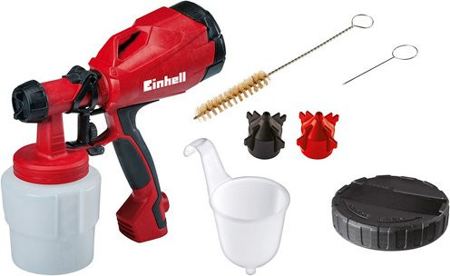 Einhell Farbsprühpistole TC-SY 400 P für Lacke und Lasuren in Rot, Schwarz und Weiß - Bild 2