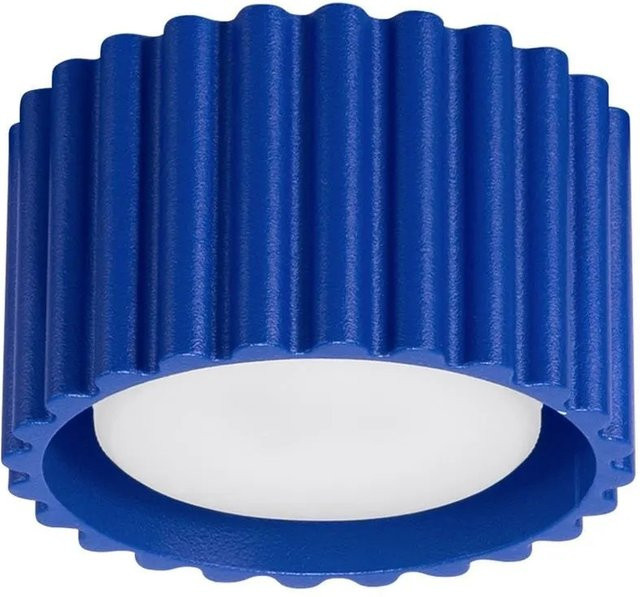 Licht-Erlebnisse Deckenspot GX53 Aufputz Blau, Rund aus Aluminium, Durchmesser: 10 cm - Bild 1