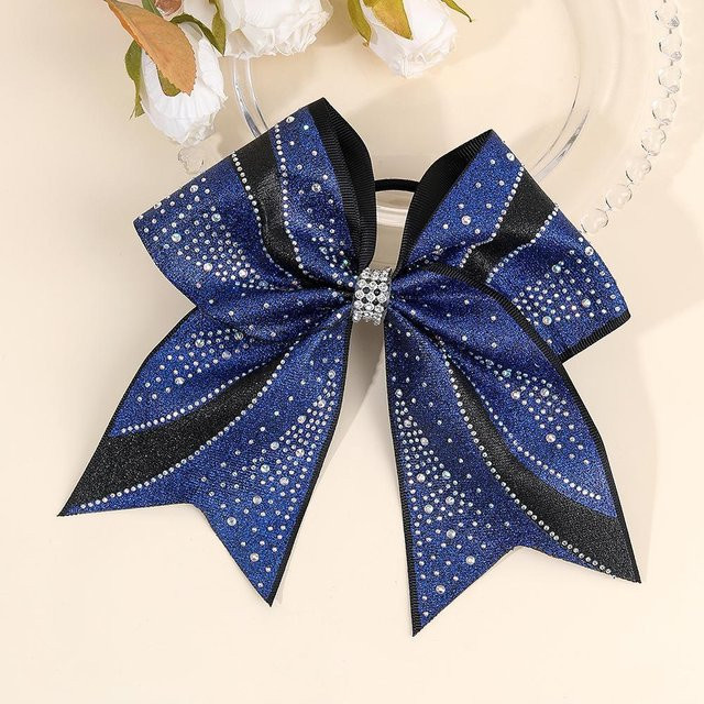 Haarreif mit Schleife und Strass, Blau, Mädchen, Frauen - Bild 1