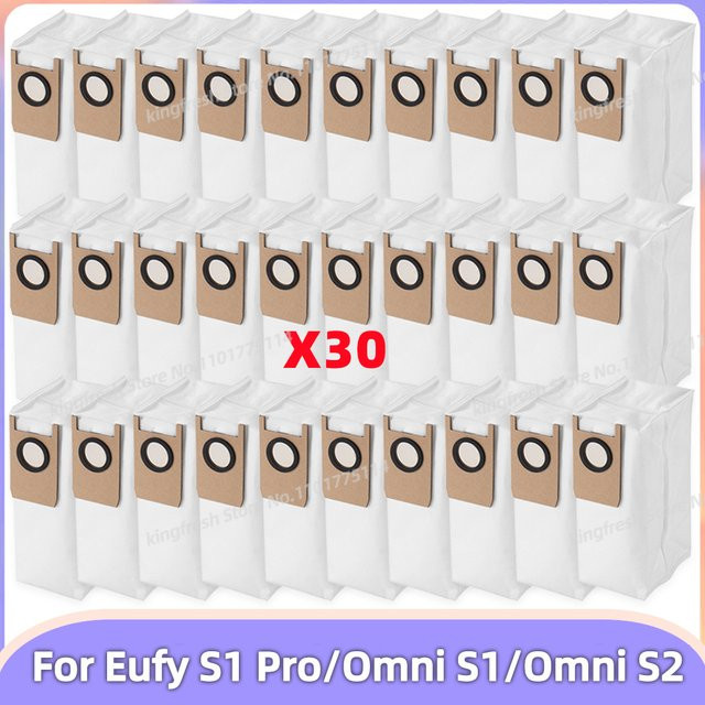 OSSIEAO Ersatz Staubbeutel in Weiß für Eufy S1 Pro, Omni S1 und Omni S2 Saugroboter Zubehör - Bild 1