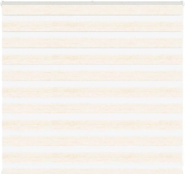 vidaXL Doppelrollo Day & Night in Marmorbeige aus Polyester, Breite: 165 cm, Höhe: 100 cm - Bild 1