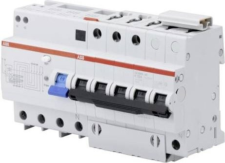 ABB RCBO FI-Schutzschalter und Leitungsschutzschalter 63A in Weiß - Bild 1