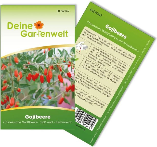 Deine Gartenwelt Gojibeere Chinesische Wolfsbeere Samen - Bild 1