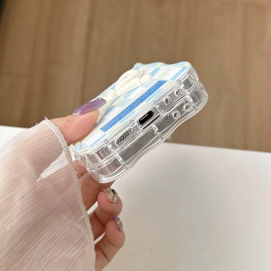 Stoßfeste Handyhülle mit 3D-Schleifen-Design und Lanyard für Samsung Galaxy Z Flip 3, 4, 5, 6 und 7 - Bild 3
