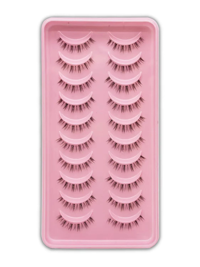 Marks Future Untere Wimpern, 10 Paar, Transparent, Natürlich, Unisex - Bild 3