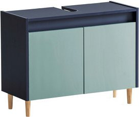 Schildmeyer Waschbeckenunterschrank Lovis in Blau, B: 80 cm, H: 60,1 cm - Bild 1