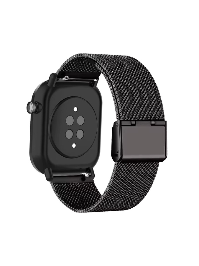 DAINU Metallarmband aus atmungsaktivem Edelstahl für Xplora X6, X6 Pro, XPLORA XMOVE, Sloth Cloud H97 und Anio 5/Anio 6 in Schwarz - Bild 4