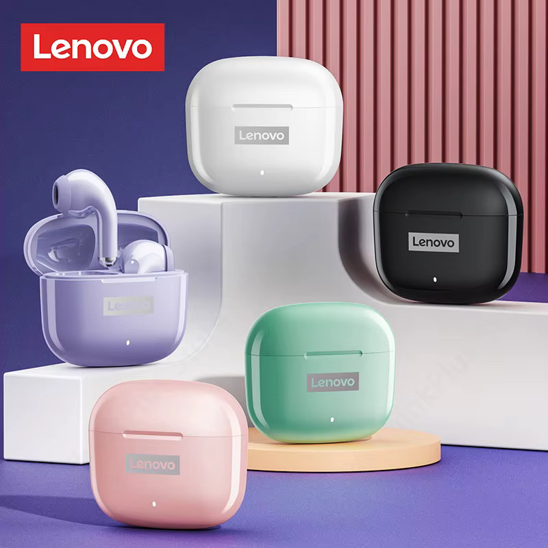 Lenovo LP40 Pro Kabellose TWS Kopfhörer Bluetooth 5.1 in Purple mit ergonomischem Design und ultraniedriger Latenz - Bild 1