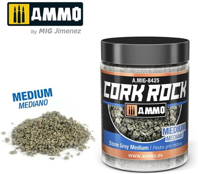 AMMO by MIG Jimenez Create Cork, Stone Grey, Medium, 100ml - Bild 1