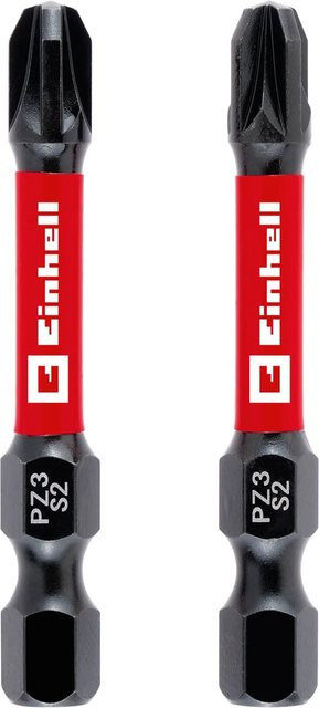Einhell Impact Bit-Set 2-teilig PZ3 in Rot aus Stahl, Länge: 50 mm - Bild 1