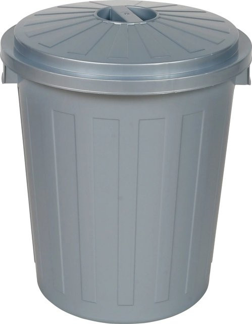 Supermax Mülleimer Silber - Bild 1