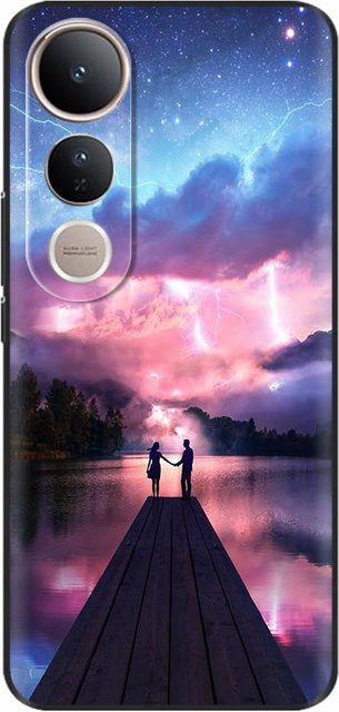 Handyhülle aus weichem Silikon mit Blumen-Cartoon-Design für Vivo V50 Lite 5G und Vivo V50 Lite 4G, Mehrfarbig - Bild 1