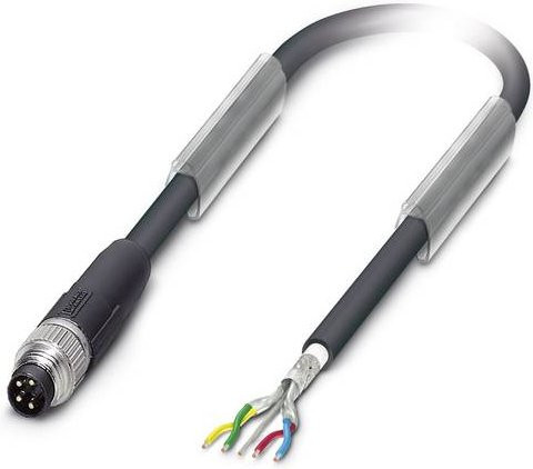 Phoenix Contact Sensor-Aktor-Datensteckverbinder M8 Stecker gerade Schwarz 10,00 m 4-polig - Bild 1