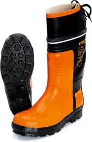 STIHL Motorsägen-Gummistiefel Special in Orange, Größe 46 - Bild 1