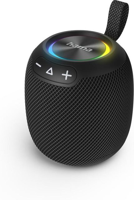 Hama Bluetooth-Lautsprecher Bomb 3.0 wasserdicht IPX7 mit LED 16 W in Schwarz - Bild 1