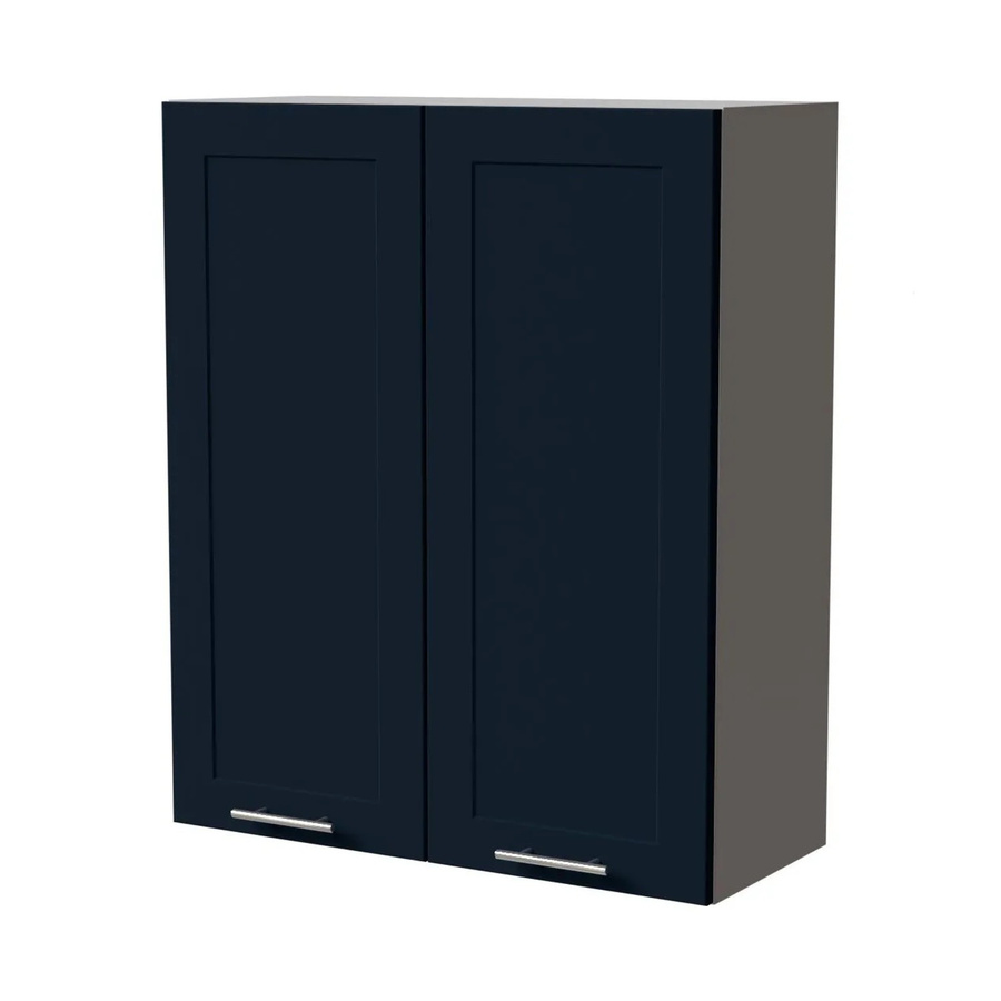 Feldmann-Wohnen Hängeschrank Oslo Küchenschrank in Indigo Grau Matt mit Soft-Close-Türen, B/T/H: 80 x 32,5 x 96 cm - Bild 2