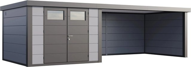 Telluria Gerätehaus Classico in Grau mit Lounge XL Rechts B/H/T: 812 x 219 x 318 cm - Bild 1