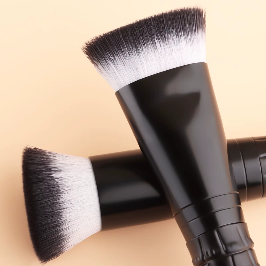Ronshadow Flachkopf-Foundation-Pinsel, 2 Stück, Unisex - Bild 2
