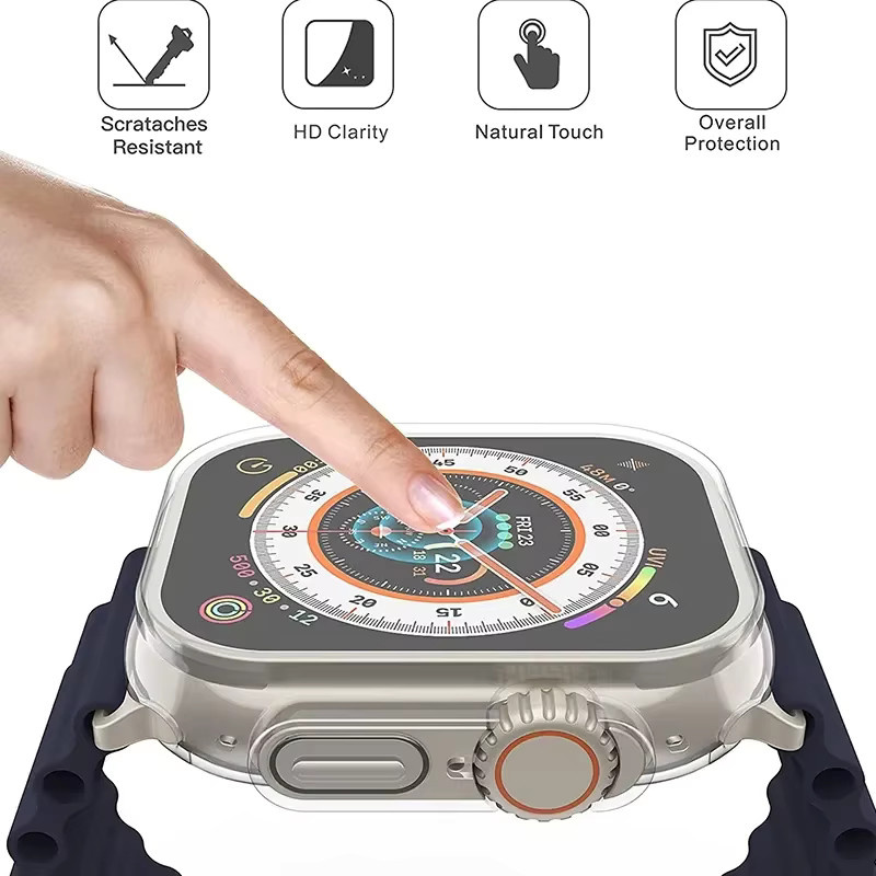 Apple Schutzhülle aus Glas, Apple Watch Ultra, 49 mm, Unisex - Bild 3