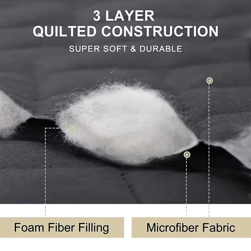 WANERQU Wasserabweisender 1-Sitzer Sessel Bezug aus Polyester mit rutschfester Unterseite und elastischen Riemen für Erwachsene, Kinder oder Haustiere - Bild 5
