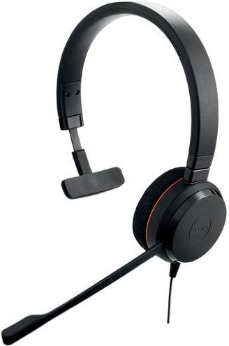 Jabra Evolve 20 Mono Headset mit USB-C und USB-A Anschluss in Schwarz - Bild 1