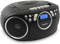 Karcher Radio RR 5042-B in Schwarz mit FM, CD und 3,5 mm Jack Anschluss - Bild 1