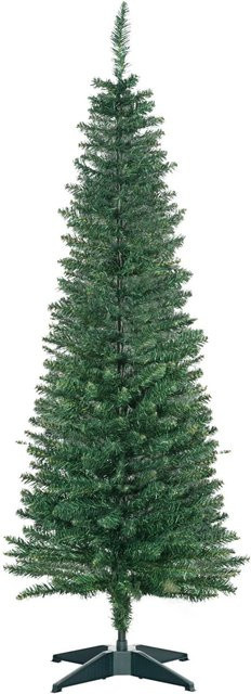 Furnicato Künstliche Tanne Weihnachtsbaum in Grün mit Ständer und Stern, Höhe: 150 cm - Bild 1