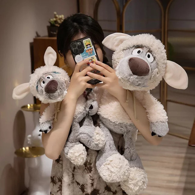 Muppets Wolf-Plüschtier, Schafpuppe, Grau - Bild 1