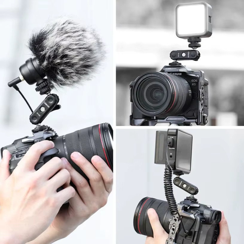 VIKEFON Magic Arm Halter mit 360 Grad Kugelköpfen und 1/4 Zoll Schraubhalterung in Schwarz für Kamera, Video, Licht, Monitor, Fotografie, DSLR, Mikrofon - Bild 4
